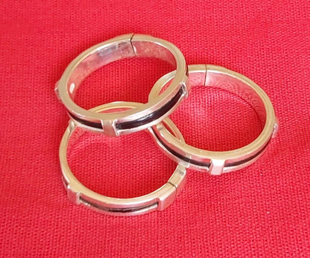 R13 Elephant hair ring & sterling silver
