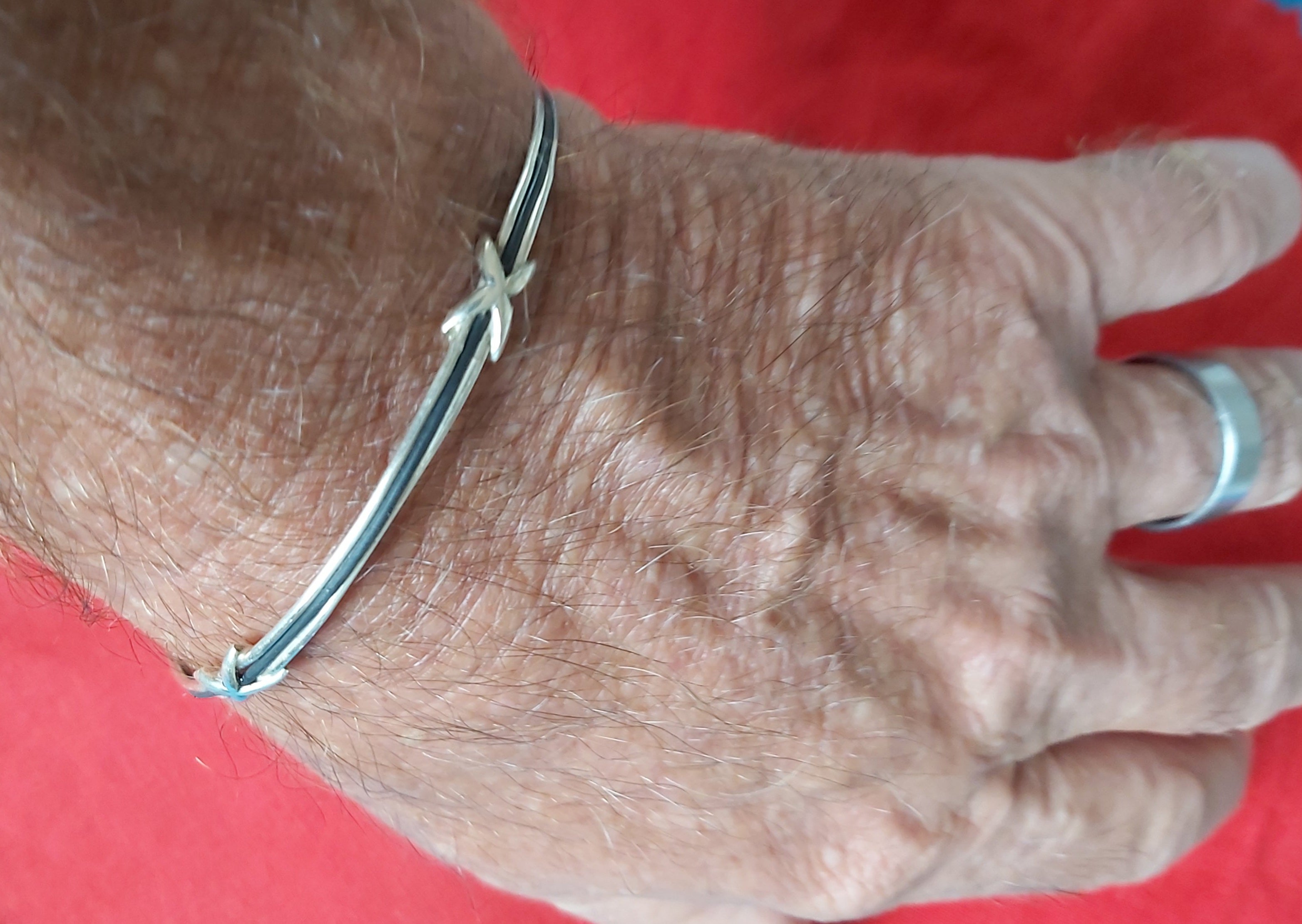 Lee #5 Elephant Hair and 925 sterling silver bracelet - Image 5