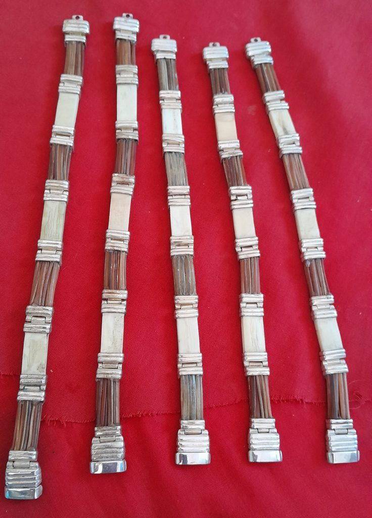 WT3 Bone And Braided Elephant Hair