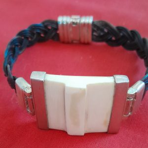 WT3 Bone And Braided Elephant Hair