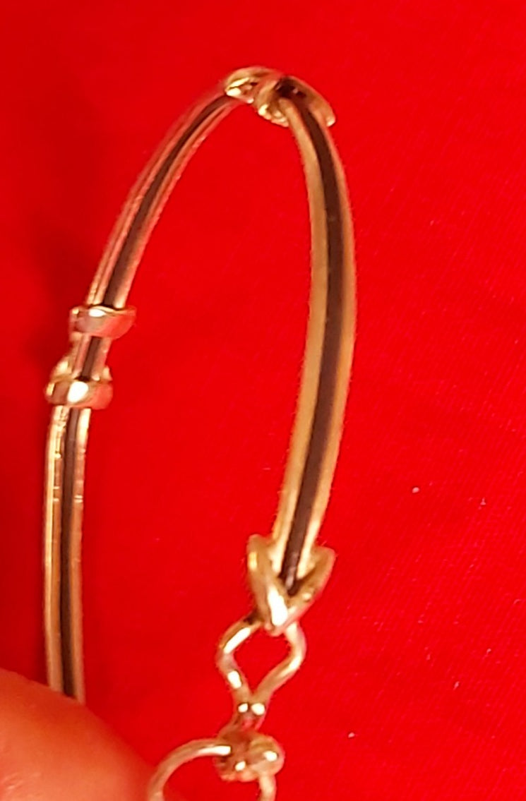 Lee #5 Elephant Hair and 925 sterling silver bracelet - Image 2