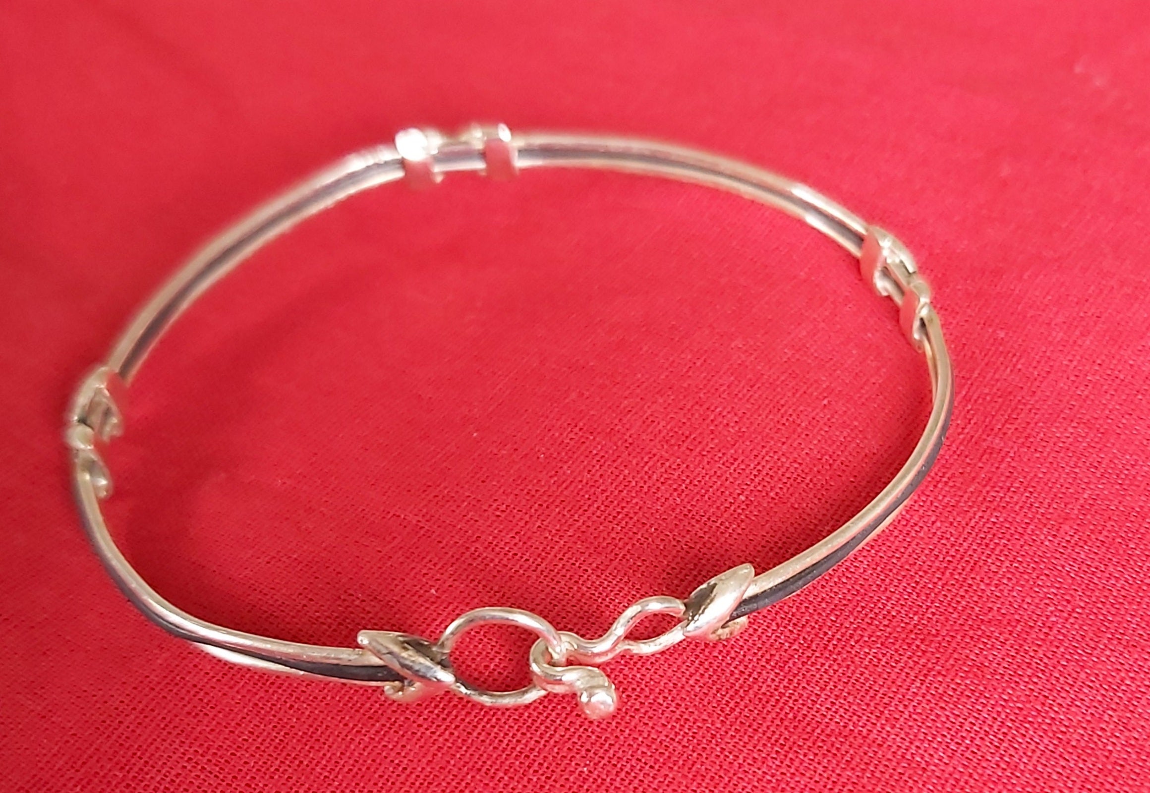 Lee #5 Elephant Hair and 925 sterling silver bracelet - Image 3