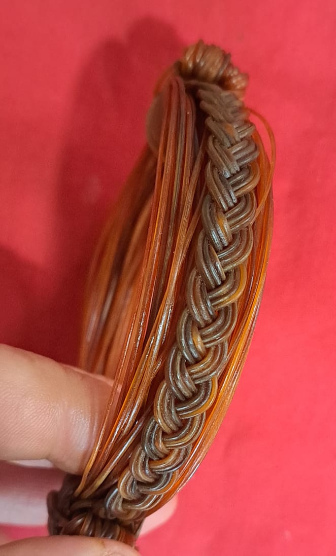 JEAR8 "Francis Cary" Pure White elephant hair bracelet - Image 4