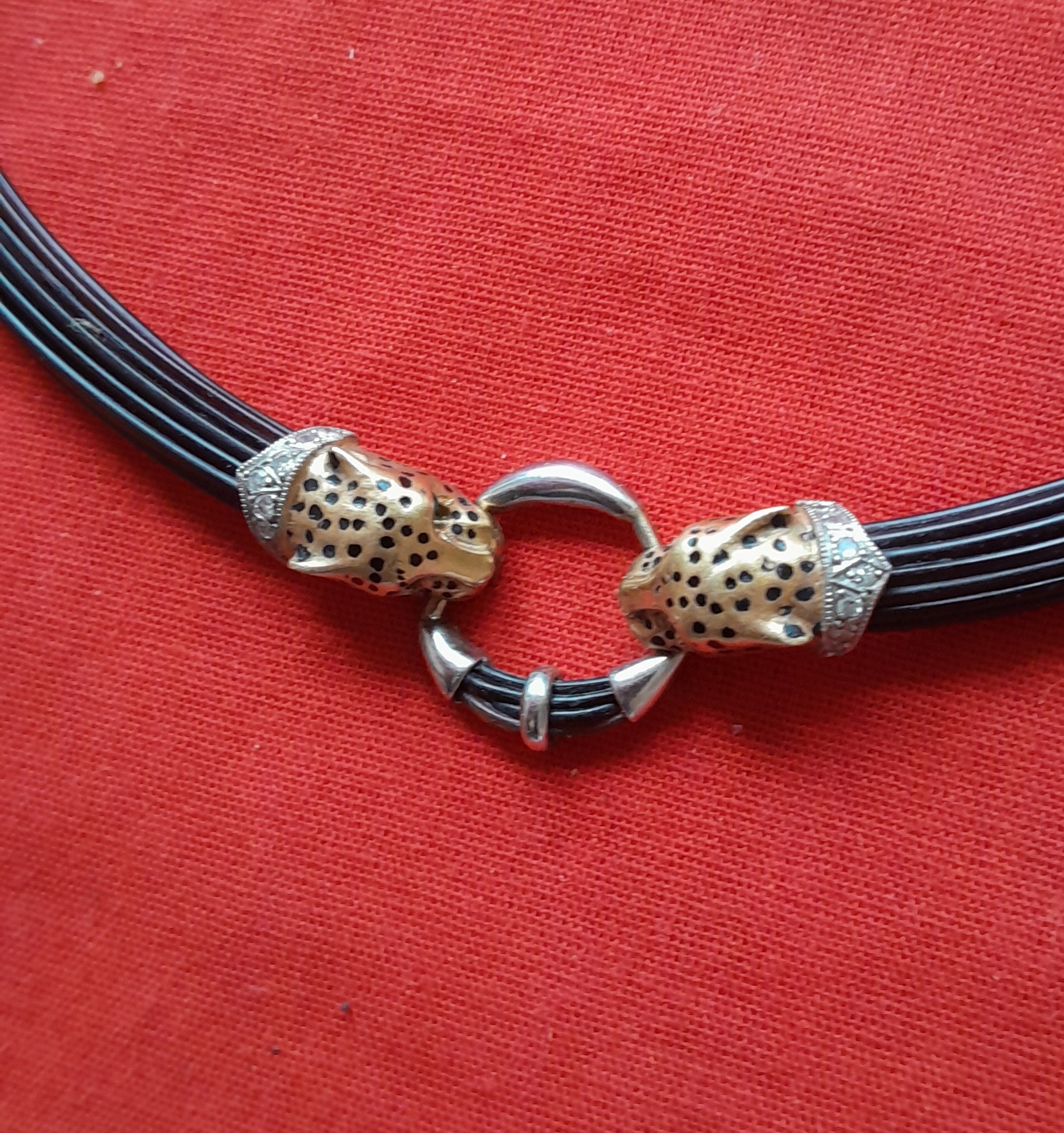 NEC1 Elephant hair necklace. - Image 4