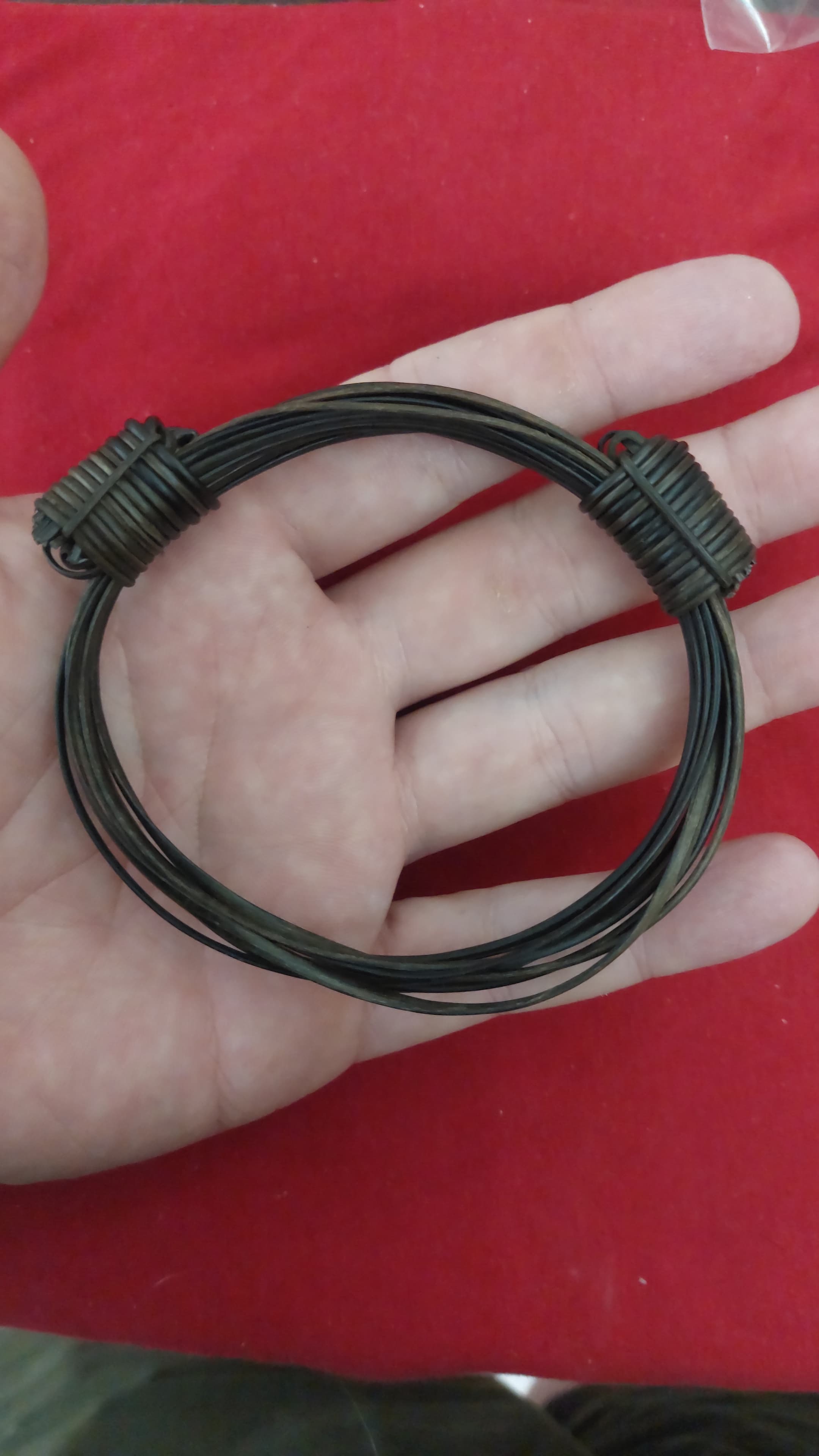 JET12 12 X Thickest elephant hair bracelet 3.5" diameter - Image 4