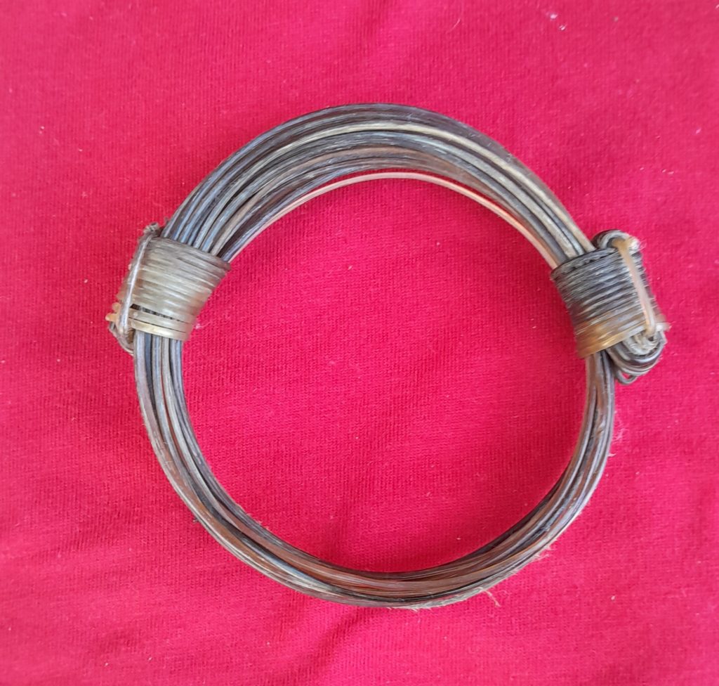 MC6 Multi color Elephant hair bracelet max. Diam 3.5"