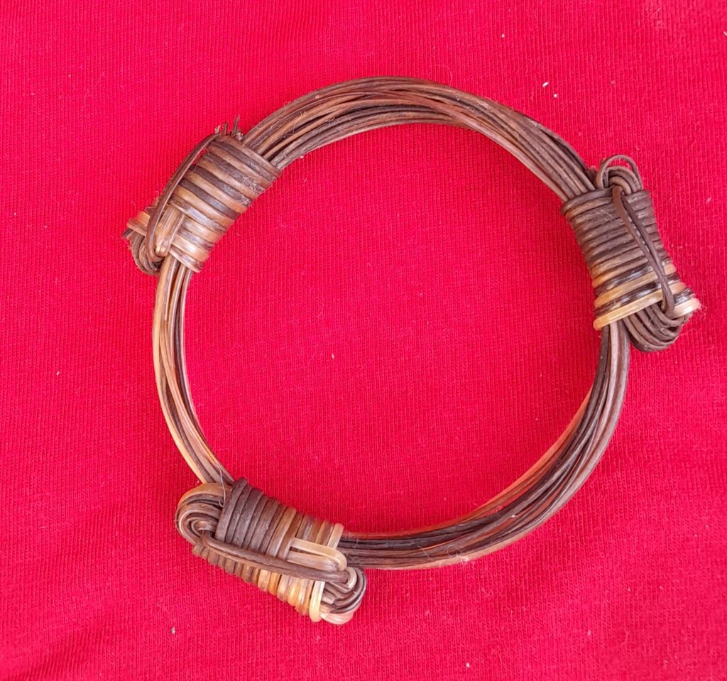 MC5 Multi color Elephant hair bracelet max. Diam 3.5"
