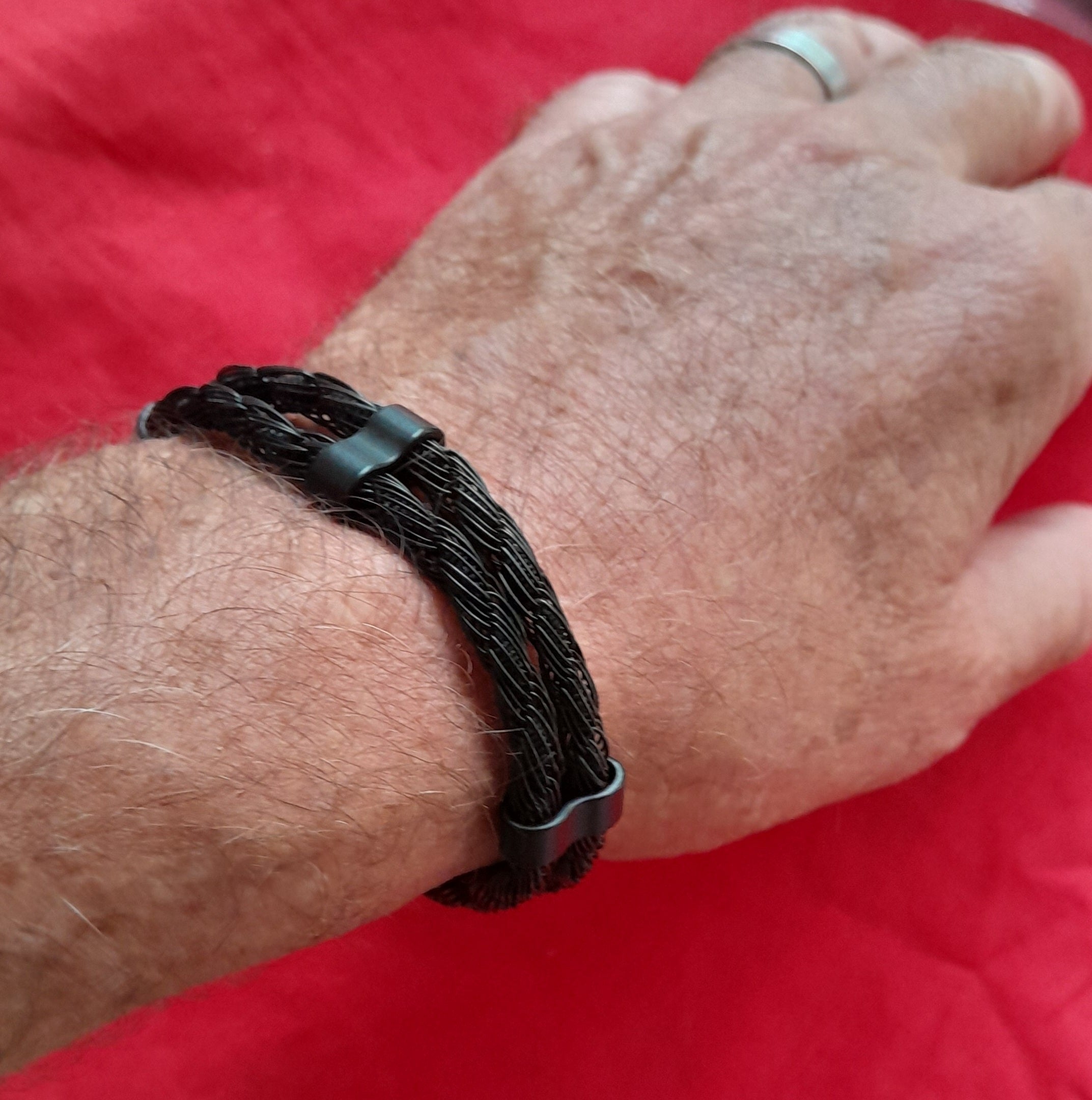 GIR22 Extremely unique giraffe hair bracelet combo - Image 3
