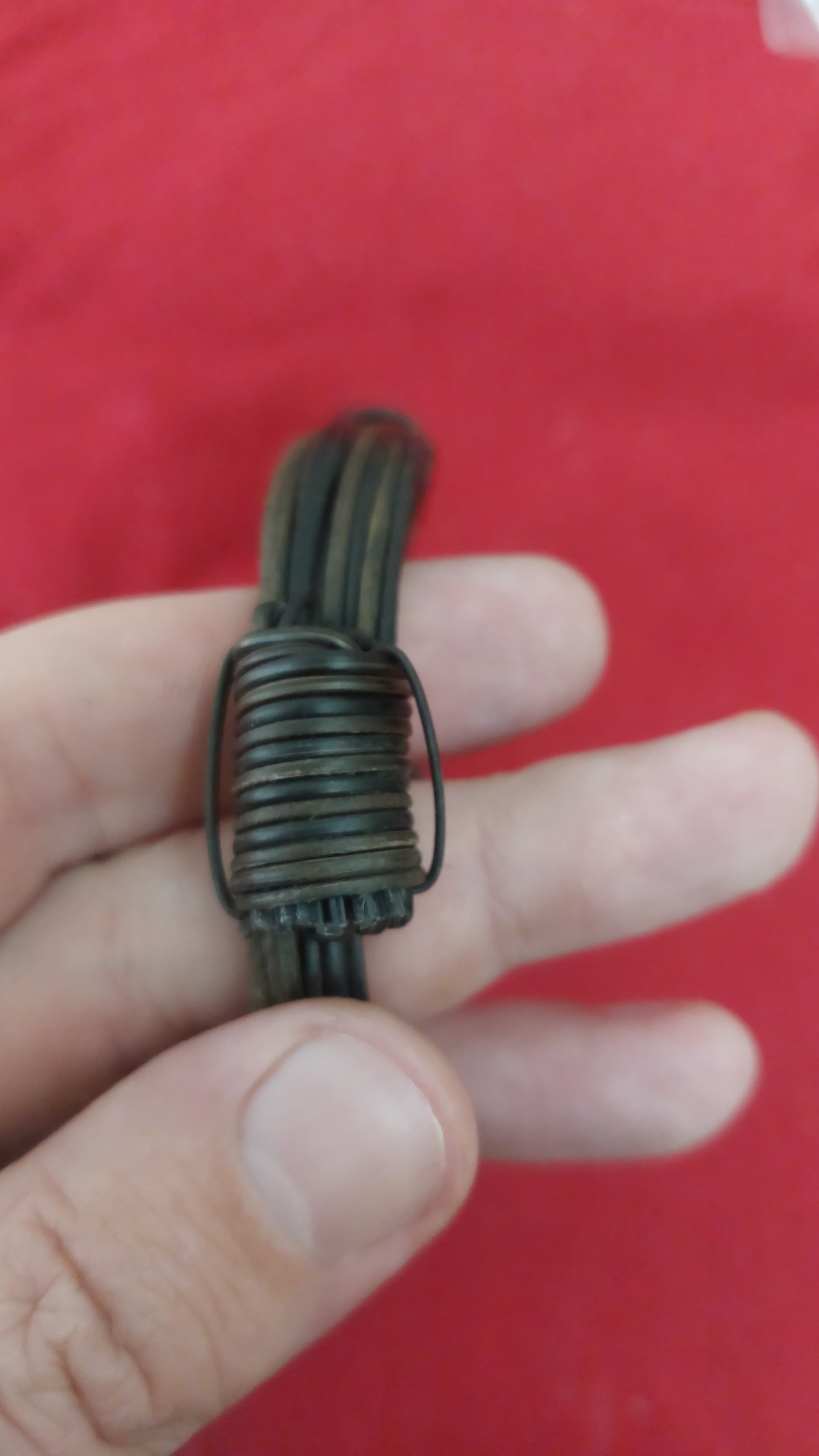 JET12 12 X Thickest elephant hair bracelet 3.5" diameter - Image 3